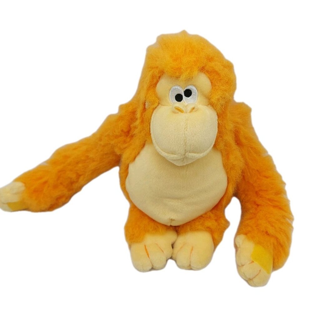 Bestever Orangutan Orange Stuffed Plush Toy 12" Felt eyes